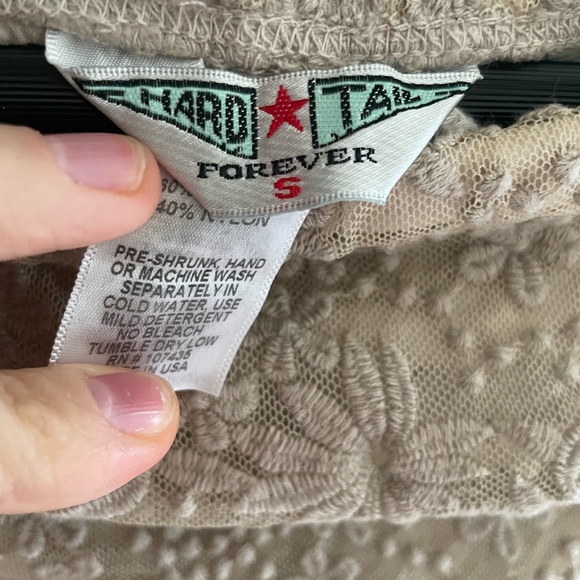 Hard Tail Beautiful Tan Lace Maxi Skirt - Picture 4 of 4